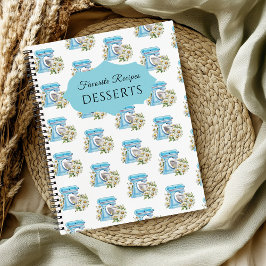Cuaderno Recetas favoritas del patrón del mezclador de tono