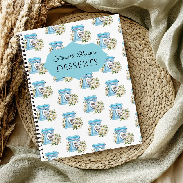Cuaderno Recetas favoritas del patrón del mezclador de tono (Subido por el creador)