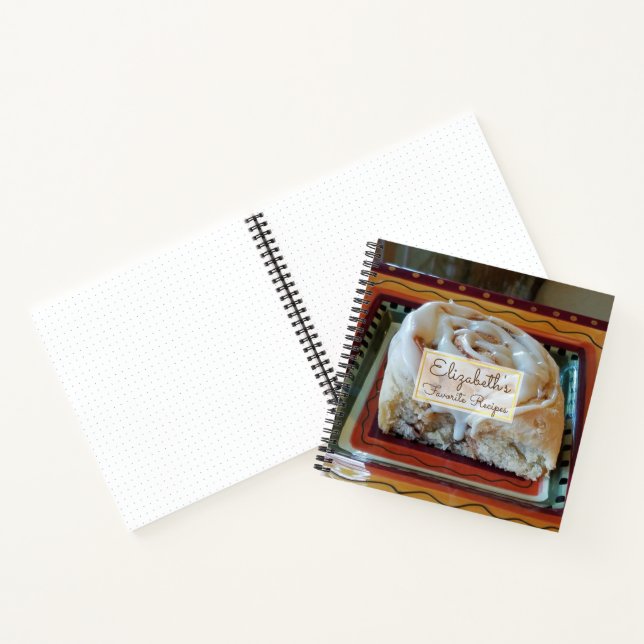 Cuaderno "Recetas favoritas" personalizadas (tu foto) (Interior)