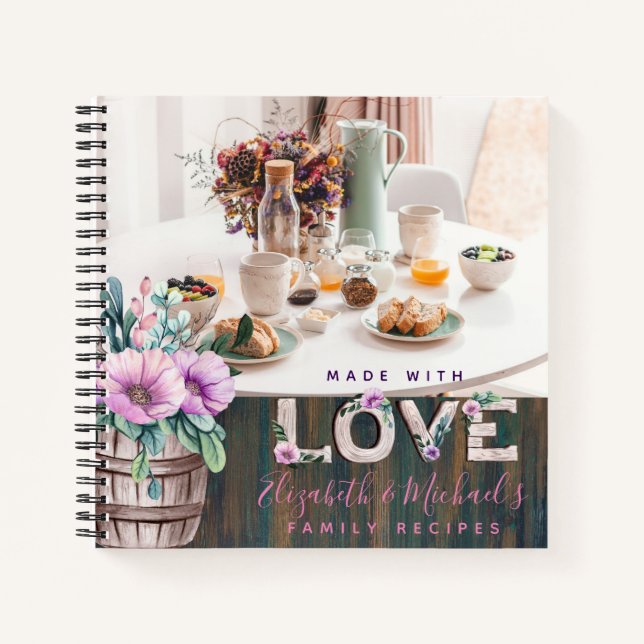 Cuaderno RECETAS - Heredero Regalo Madre Madre Mamá (Anverso)