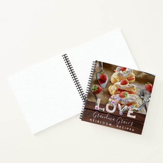 Cuaderno RECETAS - Keepsake Gift Abuela (Interior)