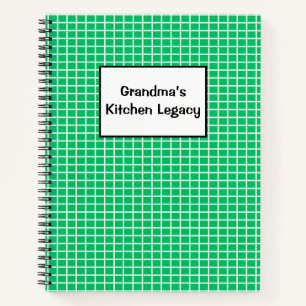 Cuaderno RECETAS Legado de la Cocina de la Abuela
