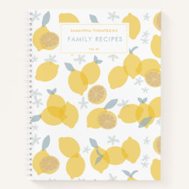 Cuaderno Recetas modernas de la familia Pastel Citrus Lemon