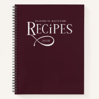 Recetas modernas elegantes personalizadas de burgu