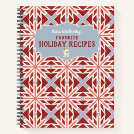 Cuaderno Recetas navideñas escandinavas personalizadas
