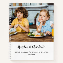 Cuaderno Recetas niños alimentos nombres de fotos