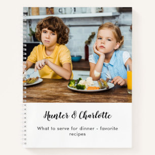 Cuaderno Recetas niños alimentos nombres de fotos