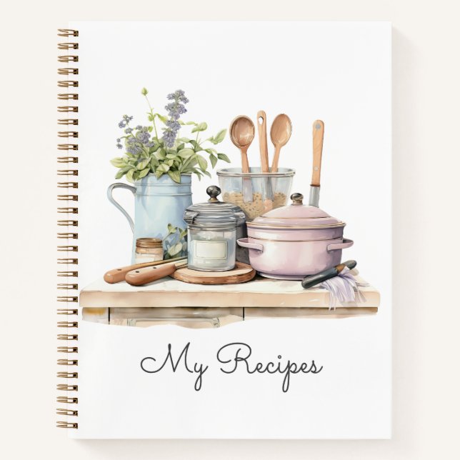 Cuaderno Recetas Personalizadas  (Anverso)