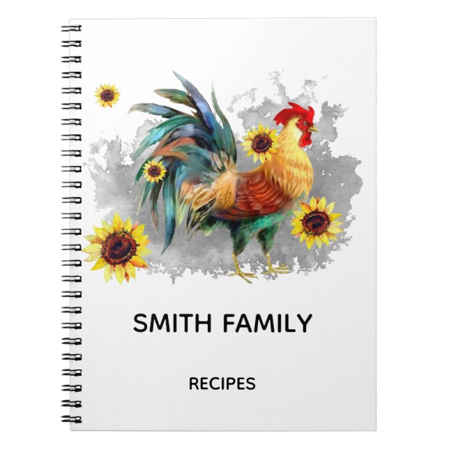 Cuaderno Recetas personalizadas de cocina (Frente)