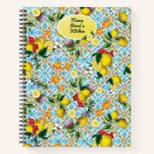 Recetas personalizadas de horneado de limón monogr