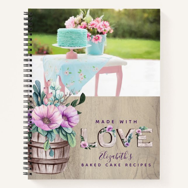 Cuaderno RECETAS - Personalizadas para la abuela recién cas (Anverso)