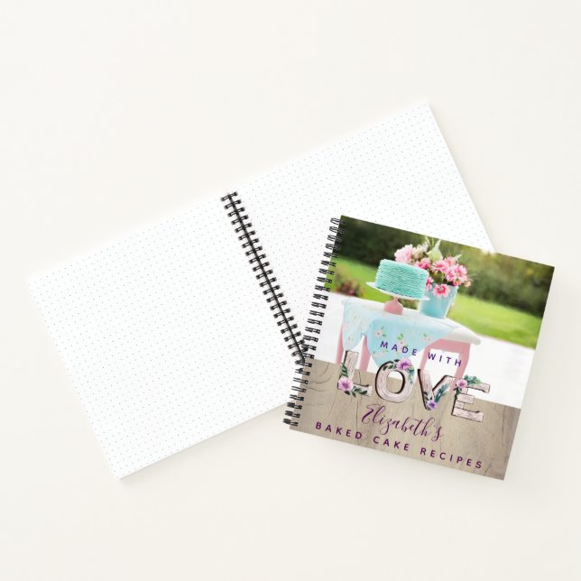 Cuaderno RECETAS - Personalizadas para la abuela recién cas (Interior)