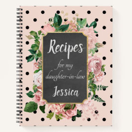 Cuaderno Recetas personalizadas para mi cuñada