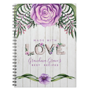 Cuaderno RECETAS - Regalo para la abuela de la familia Pers