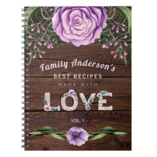 Cuaderno RECETAS - Regalo para la abuela de la familia Pers