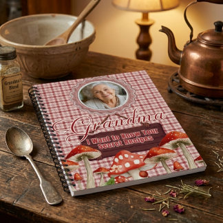 Cuaderno Recetas Secretas Personalizadas de la Abuela Foto 