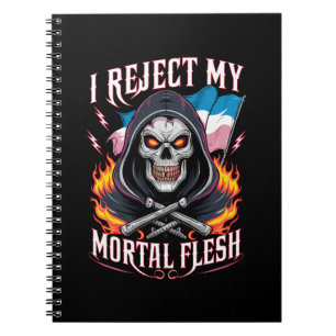 Cuaderno Rechazo Mi Carne Mortal Trans Transgénero LGBTQ