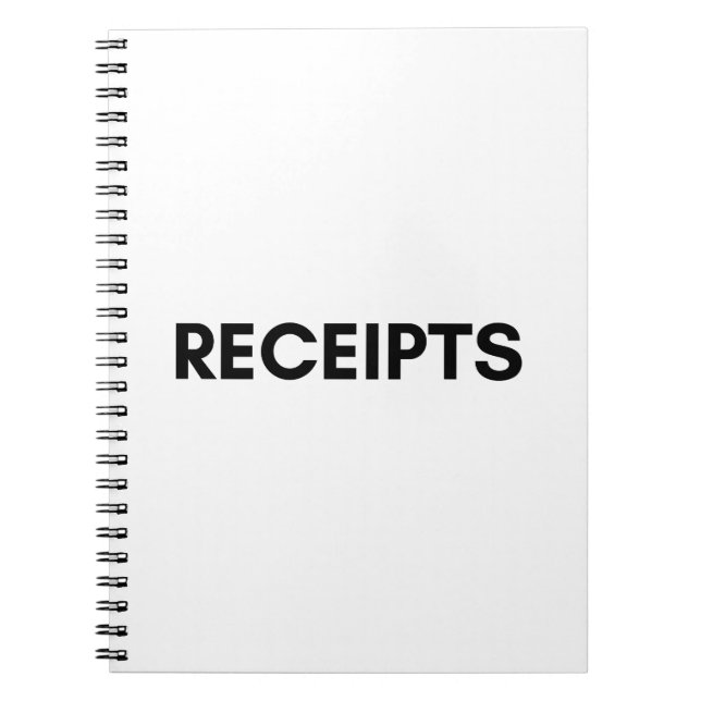 Cuaderno recibos (Frente)