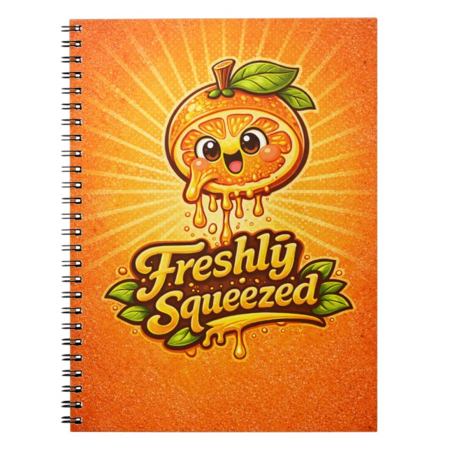 Cuaderno Recién exprimido - Sentimiento afrutado - Adictos  (Frente)