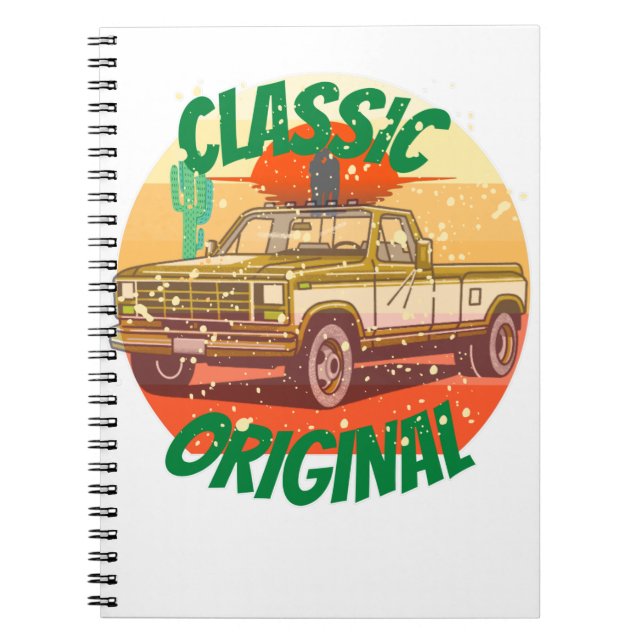 Cuaderno Recogida de estilo vintage clásico original (Frente)