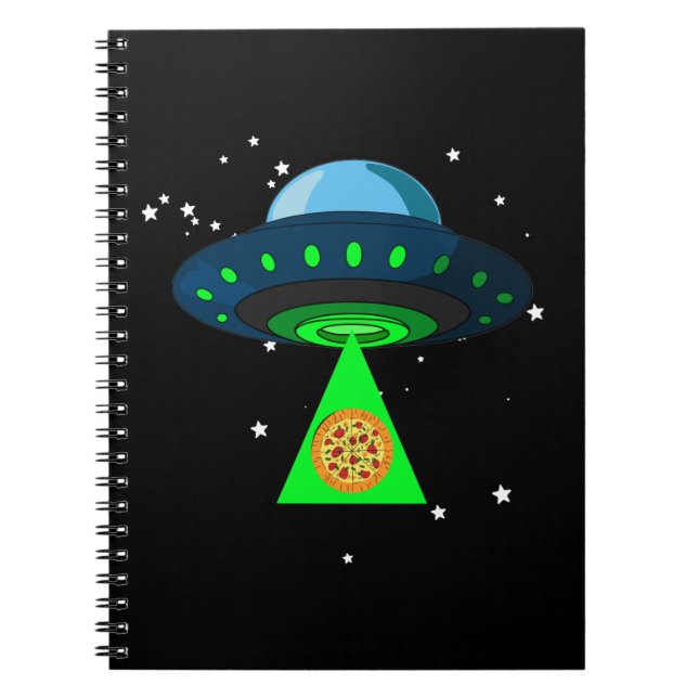 Cuaderno Recogida de pizza de OVNI (Frente)
