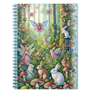 Cuaderno Recopilación de Bosque Encantado de Hadas Bosque d