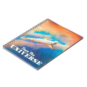 Cuaderno Recorre la nave espacial Tour el Universo