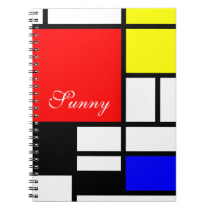 Cuaderno rectángulos cuadrados coloreados MOSAICO I + tus i