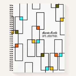 Cuaderno Rectángulos de Mid Century