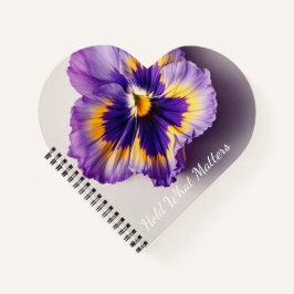 Cuaderno Recuerdo de Flor Prensada | Recuerdo Botánico Sent