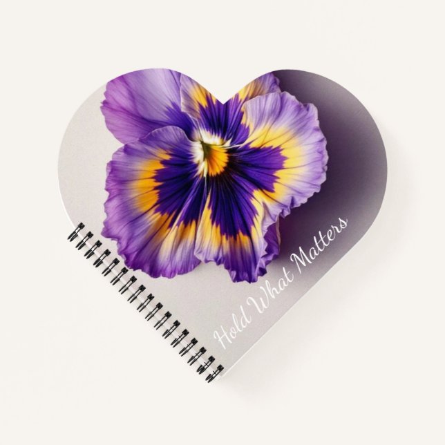 Cuaderno Recuerdo de Flor Prensada | Recuerdo Botánico Sent (Anverso)