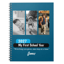 Cuaderno Recuerdo de Foto Personalizado del Primer Día de E