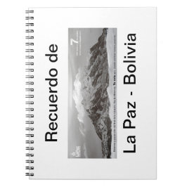 Cuaderno Recuerdo de Las Paz