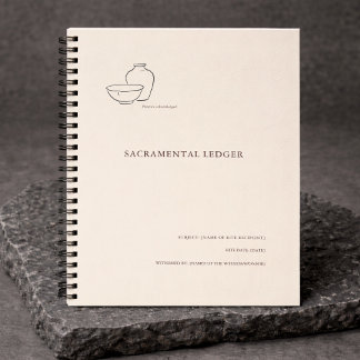 Cuaderno Recuerdo de Padrino/Madrina para Bautizo/Confirmac
