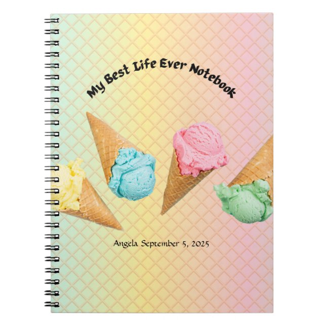 Cuaderno Recuerdo de regalo de bautismo JW para hermanas (Frente)