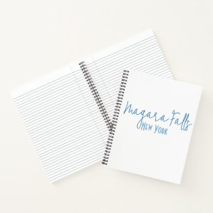 Cuaderno Recuerdo de viaje a Niagara Falls, Nueva York