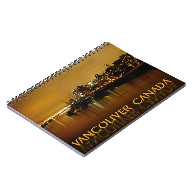 Cuaderno Recuerdo del paisaje urbano de Vancouver del (Lado Izquierdo)