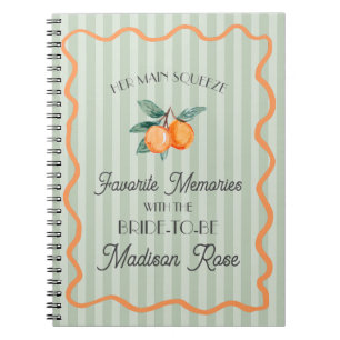 Cuaderno Recuerdo favorito de la novia apretón principal Cu