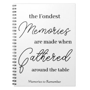 Cuaderno Recuerdos a recordar