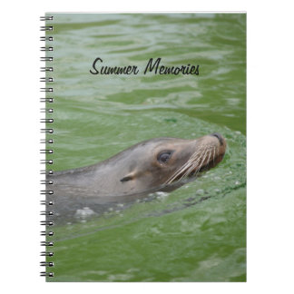 Cuaderno Recuerdos de verano de leones marinos