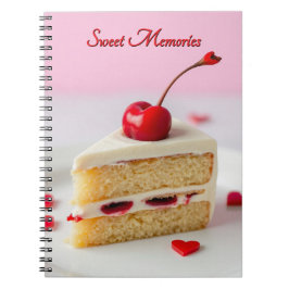Cuaderno Recuerdos dulces Cherry en la laptop