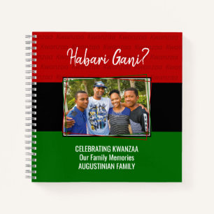 Cuaderno Recuerdos familiares HABARI-GANI modernos Foto Kwa