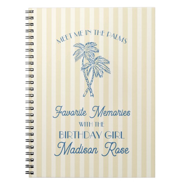 Cuaderno Recuerdos favoritos de la Primavera de la Palma Am (Frente)