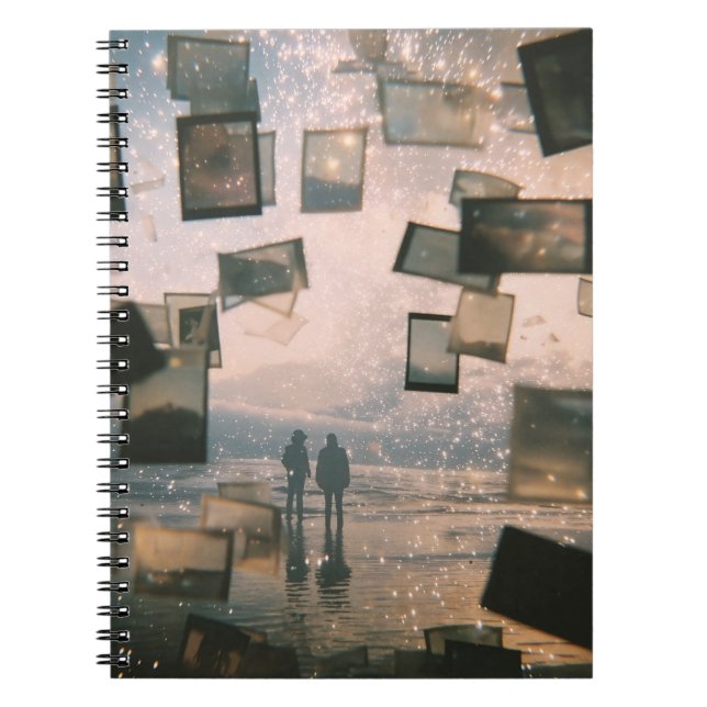 Cuaderno Recuerdos flotantes junto al mar (Frente)