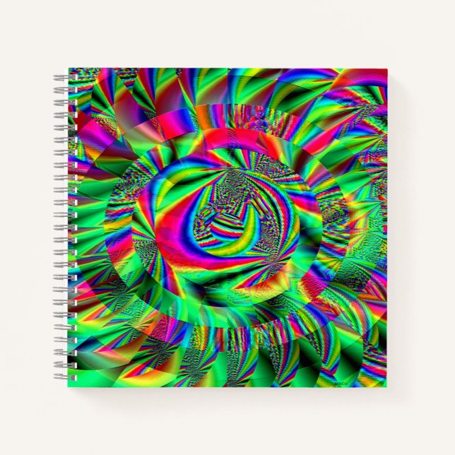 Cuaderno Recuerdos psicodélicos (Anverso)