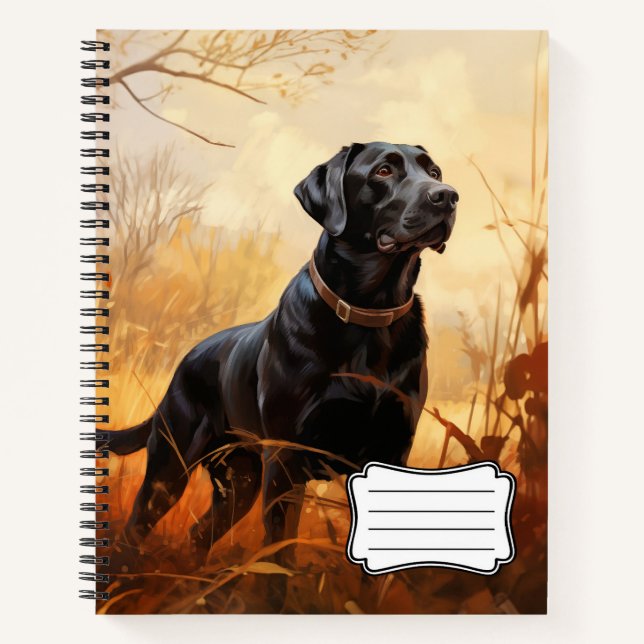 Cuaderno Recuperación de Labrador de otoño (Anverso)