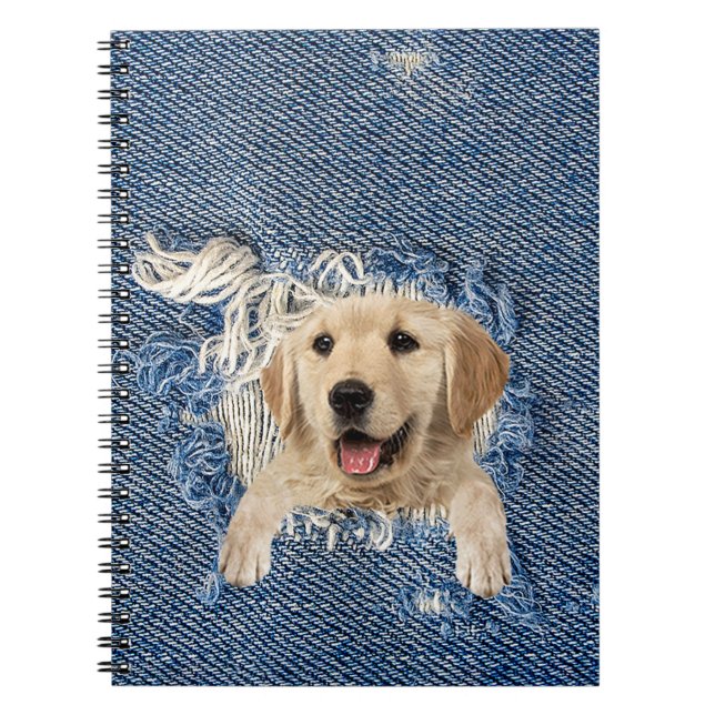 Cuaderno Recuperador de oro en Denim Hole (Frente)