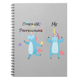 Cuaderno Recursos Humanos RH Unicornio Divertido
