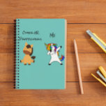 Cuaderno Recursos humanos: Unicorn Horse Funny<br><div class="desc">Este diseño se creó a través del arte digital. Puede ser personalizado en el área de proporcionar o personalizar eligiendo la opción de pulsar para personalizar y cambiando el nombre, las iniciales o las palabras. También puede cambiar el color y estilo del texto o eliminar el texto para un diseño...</div>