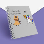 Cuaderno Recursos humanos: Unicorn Horse Funny<br><div class="desc">Este diseño se creó a través del arte digital. Puede ser personalizado en el área de proporcionar o personalizar eligiendo la opción de pulsar para personalizar y cambiando el nombre, las iniciales o las palabras. También puede cambiar el color y estilo del texto o eliminar el texto para un diseño...</div>